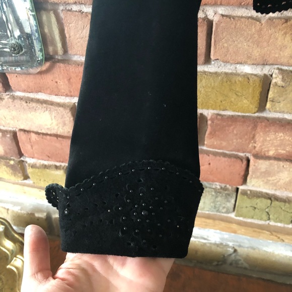 Vintage Rodeo Queen bolero black suede jacket by artist Jan Faulkner - Picture 9 of 10